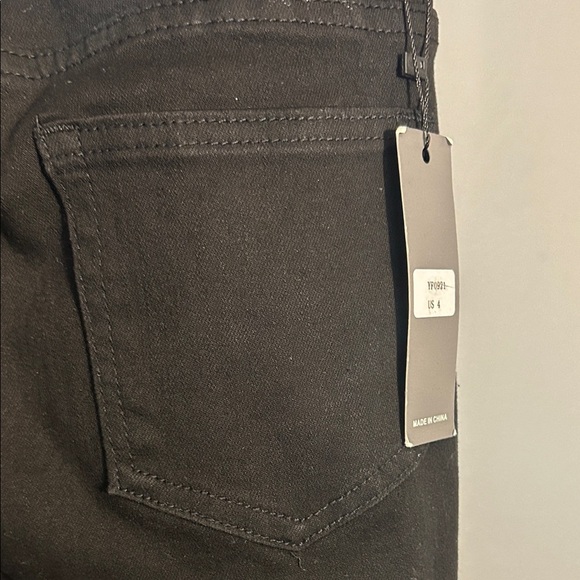 KDF Black Denim Pants Size 4 - Picture 8 of 8